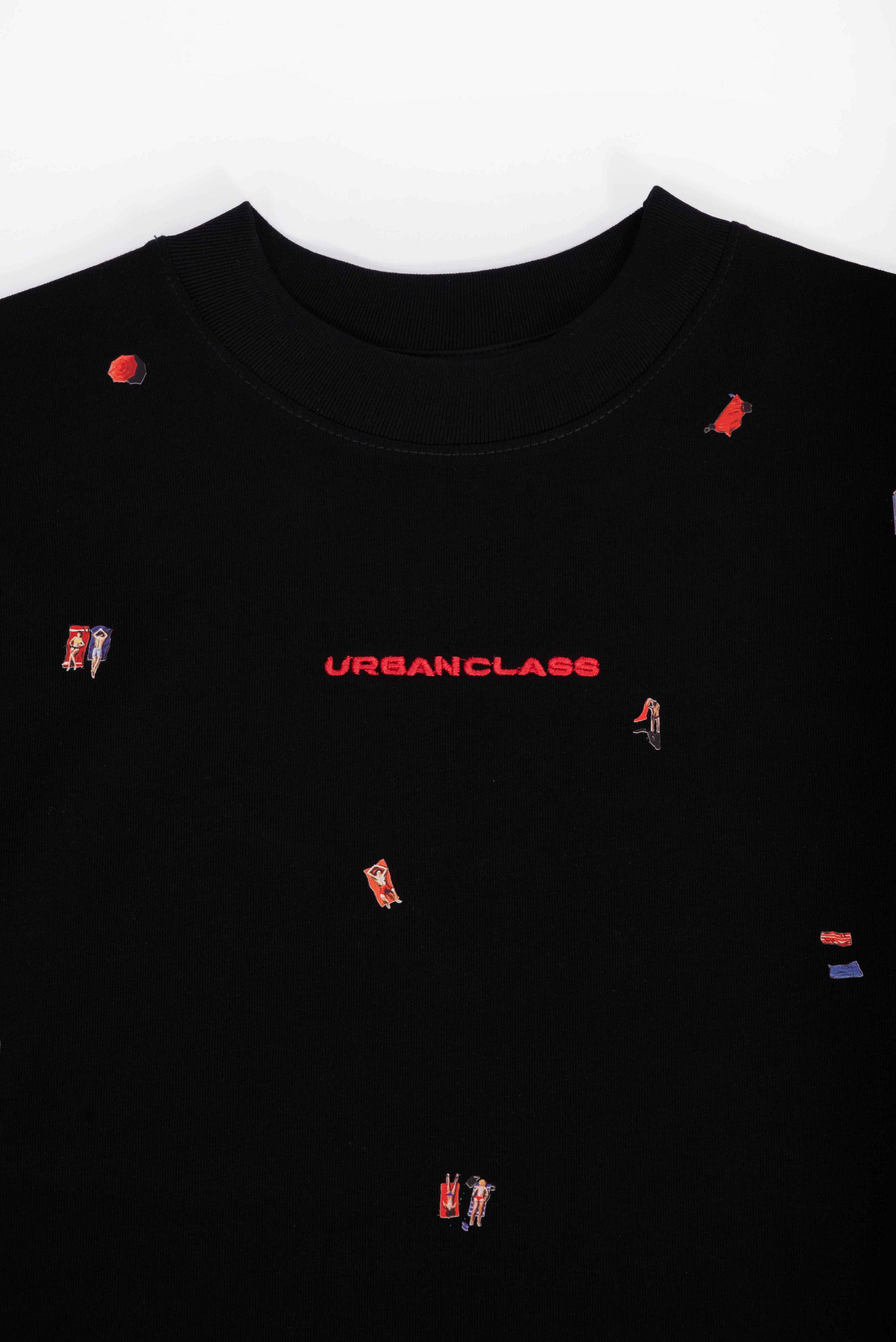 Camiseta Alboroto En Playa Negra