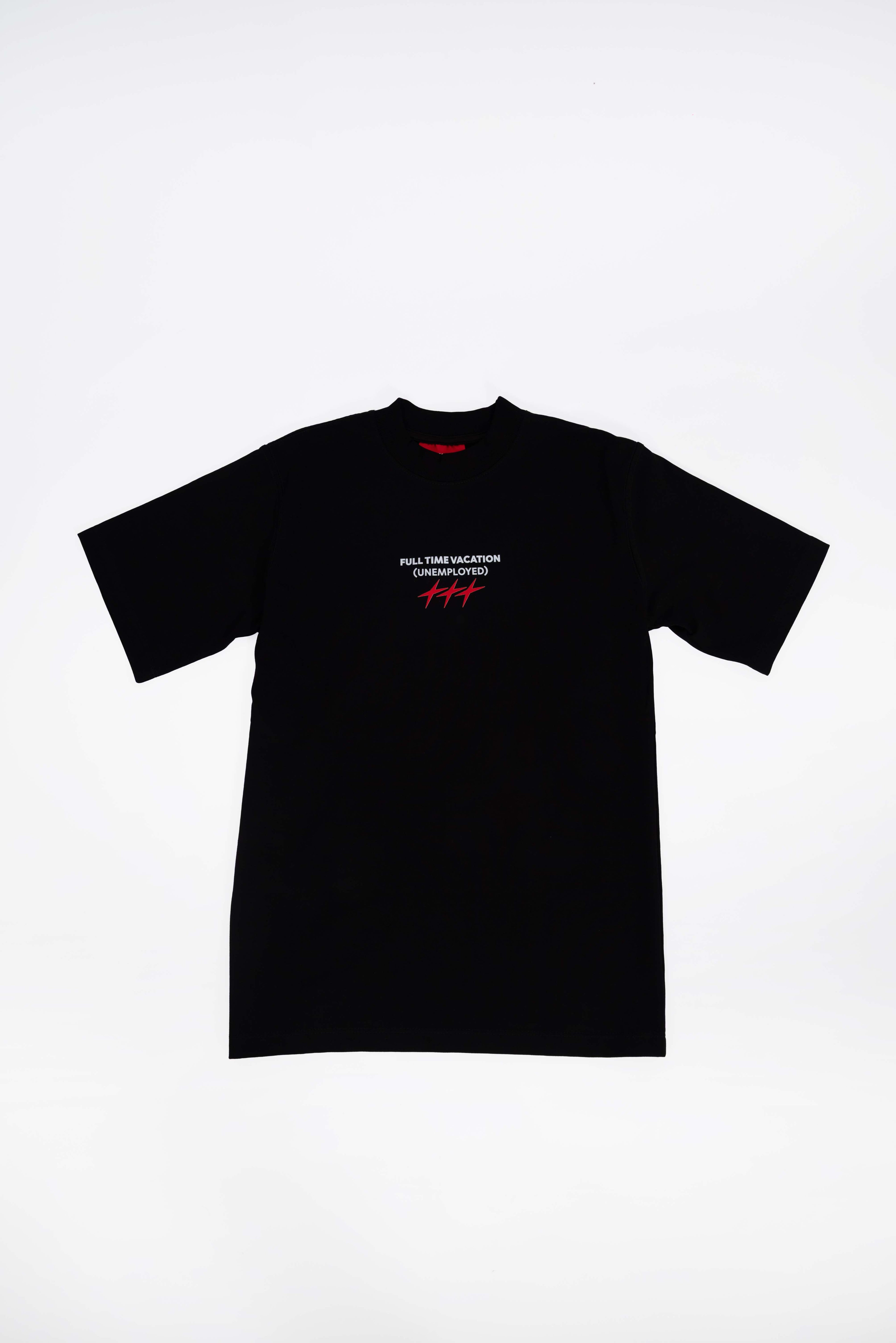 Camiseta Full Time Vacation Negra