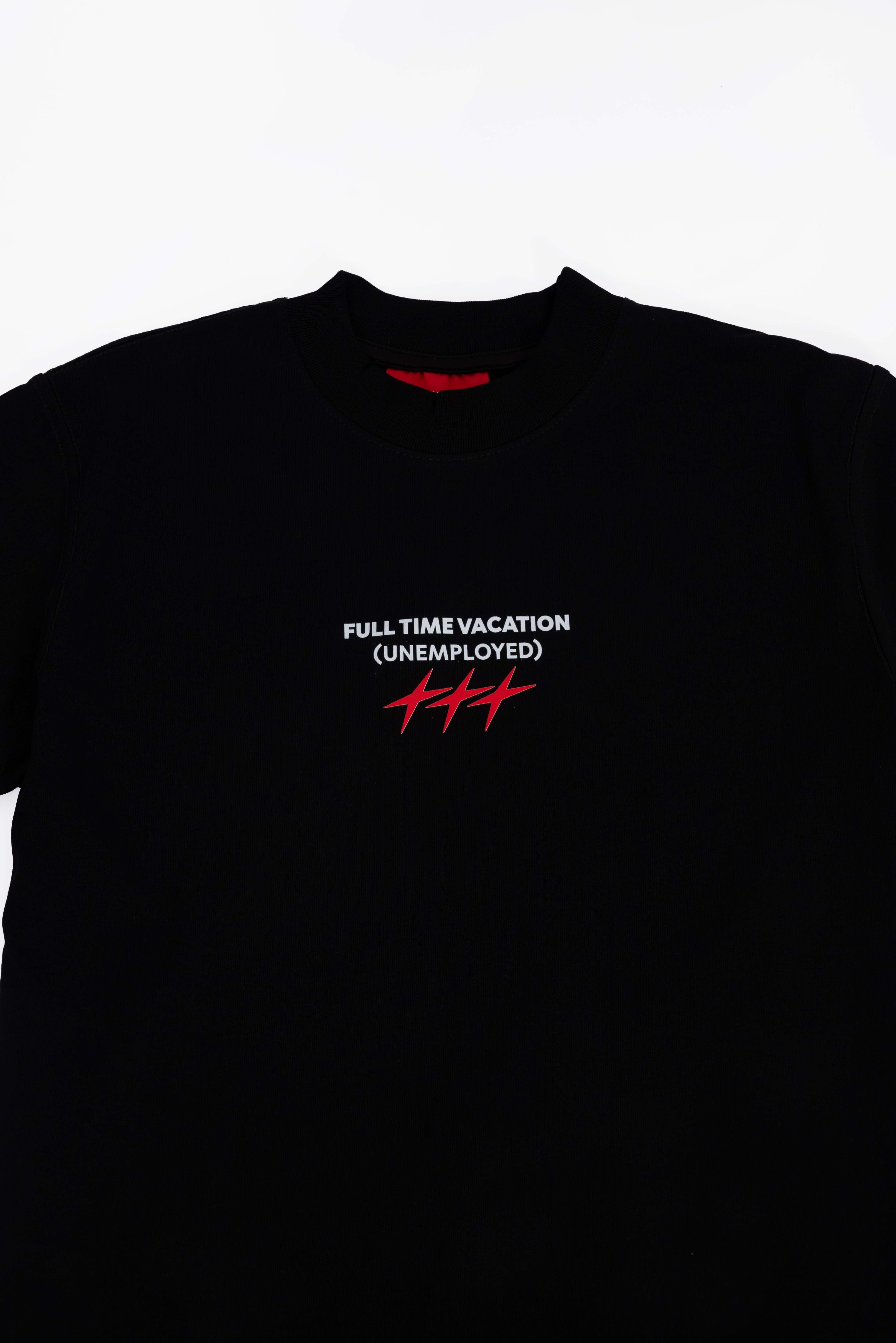 Camiseta Full Time Vacation Negra