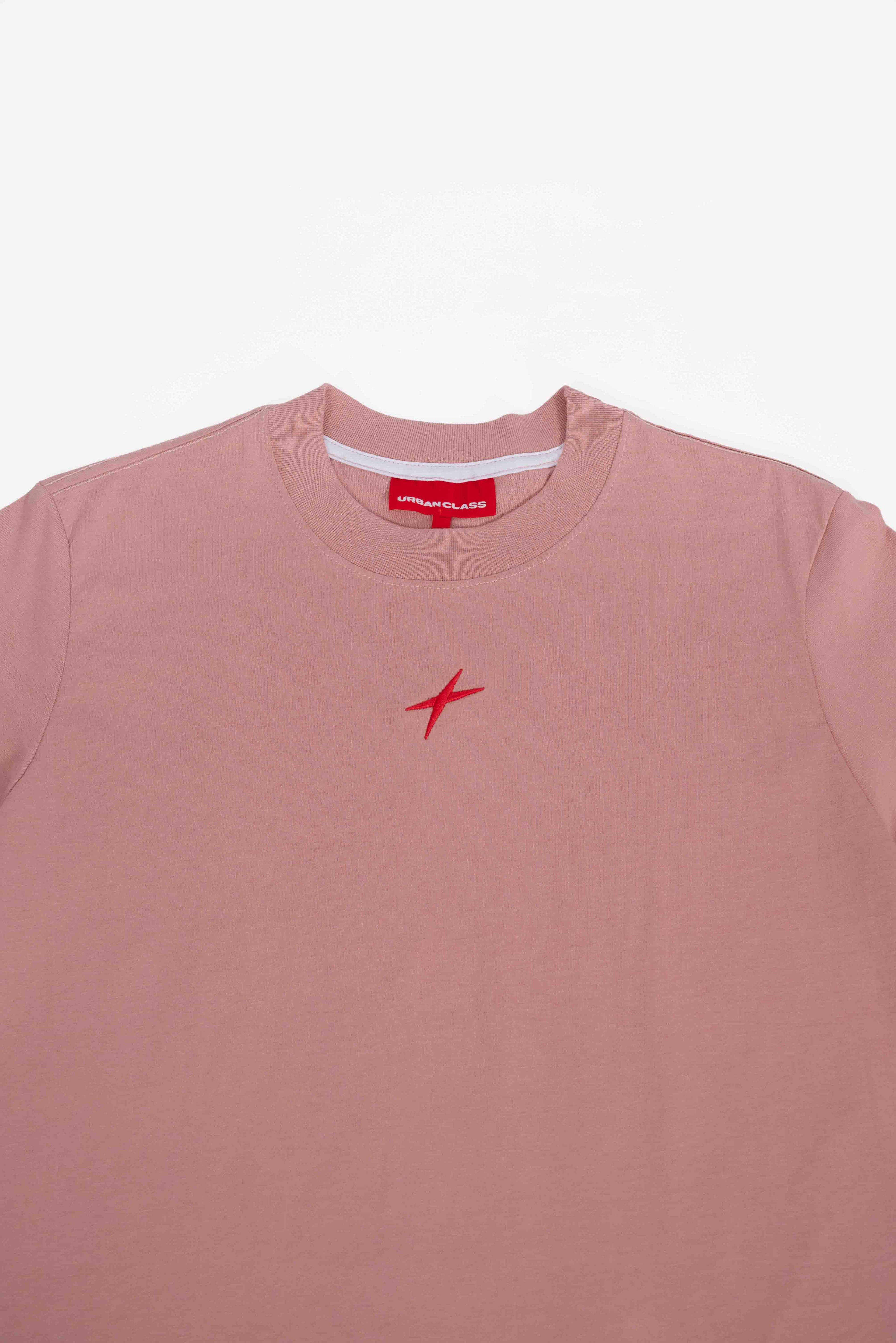 Camiseta Básica Estrella Rosa