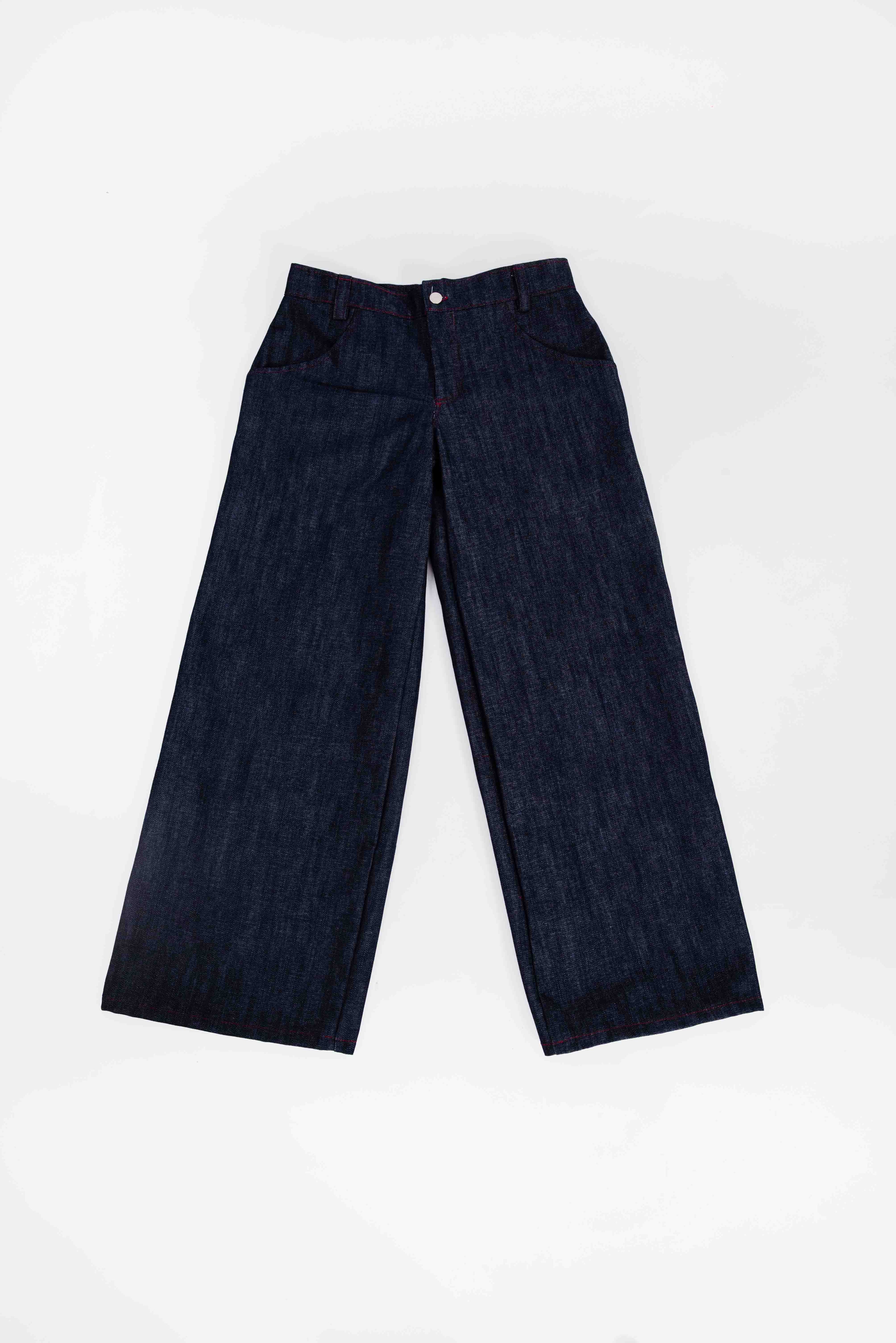 Pantalón Mezclilla Azul Baldazo