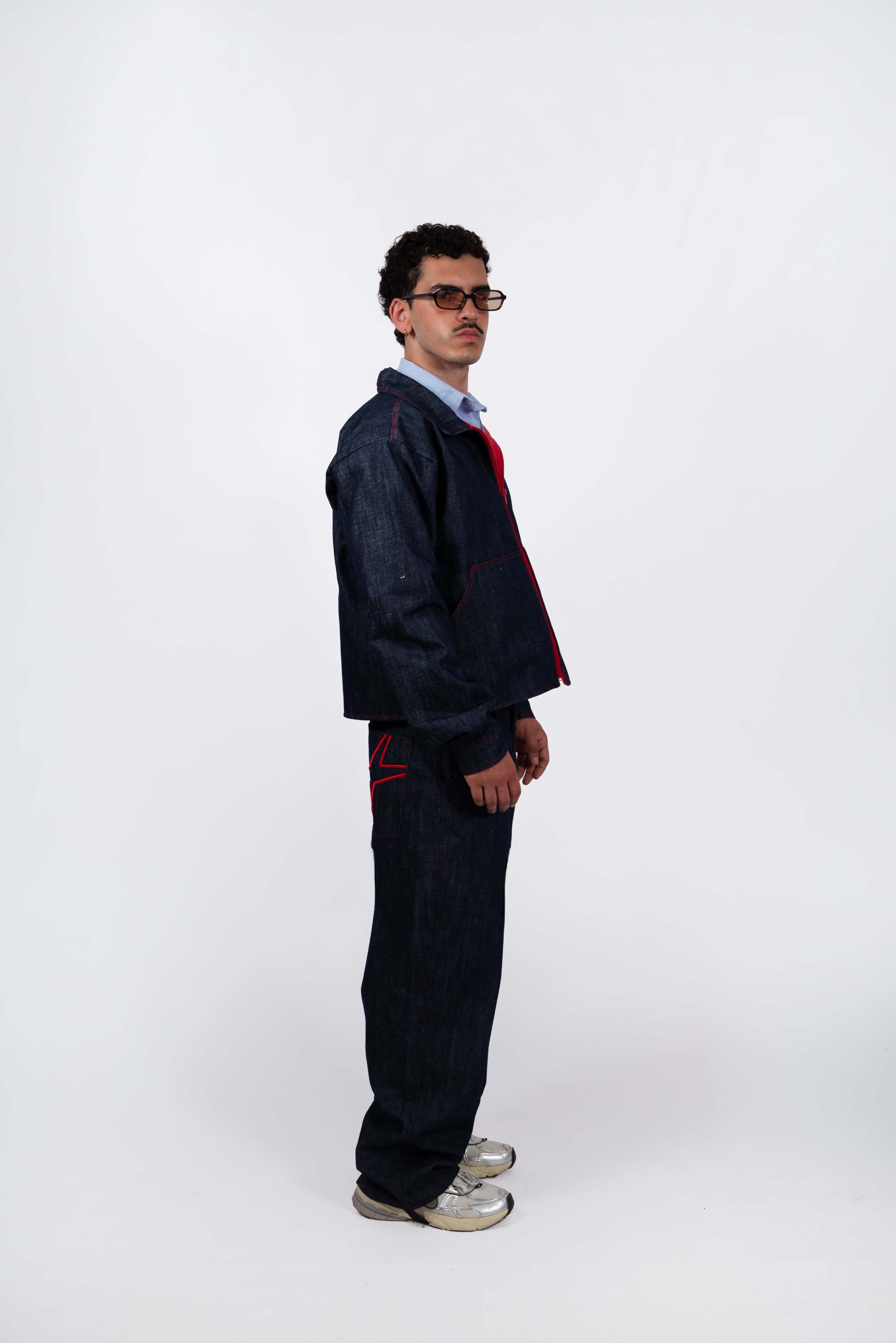 Pantalón Mezclilla Azul Baldazo