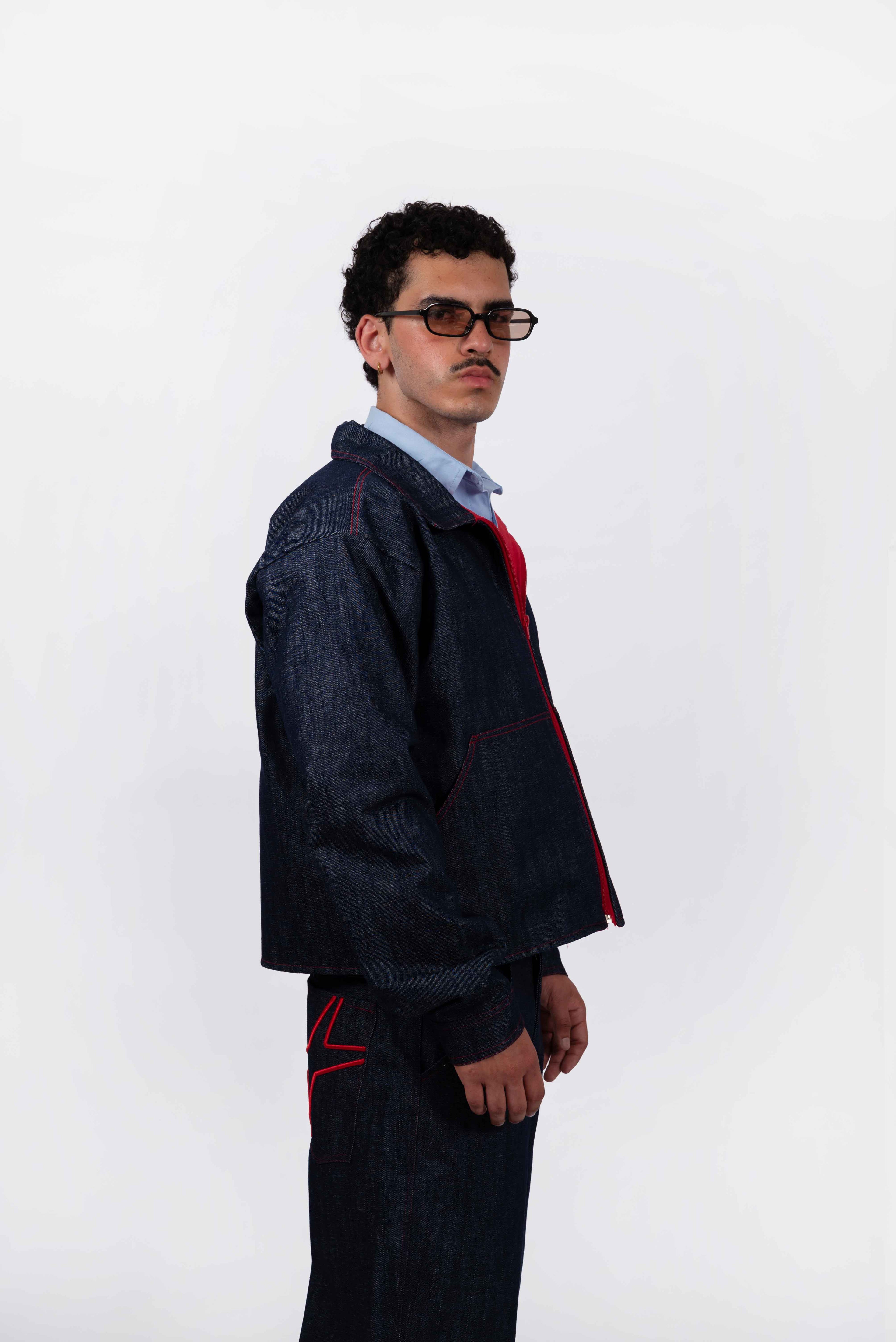 Chaqueta Mezclilla Va Llover