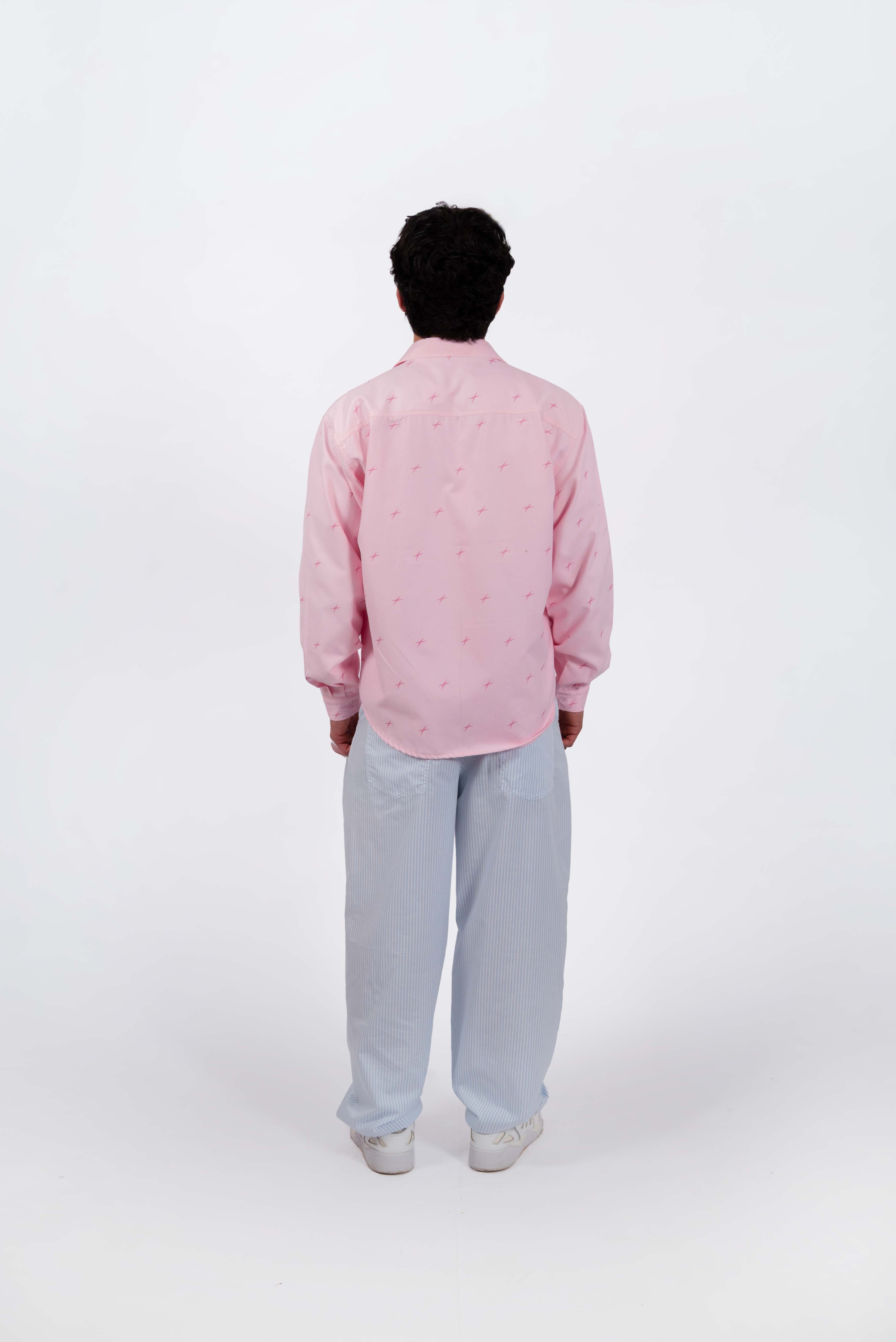 Camisa Lluvia de Estrellas Rosa