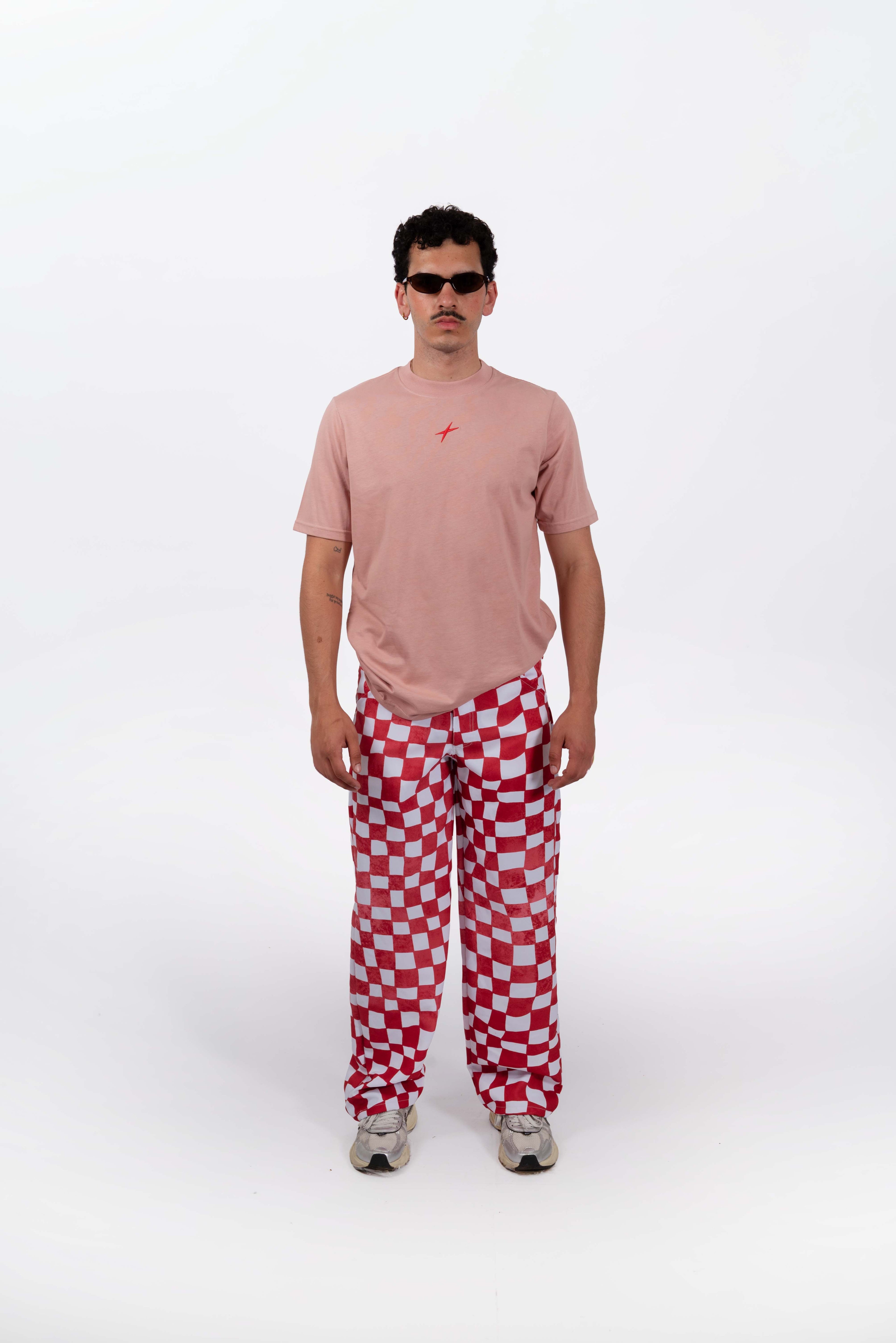 Camiseta Básica Estrella Rosa