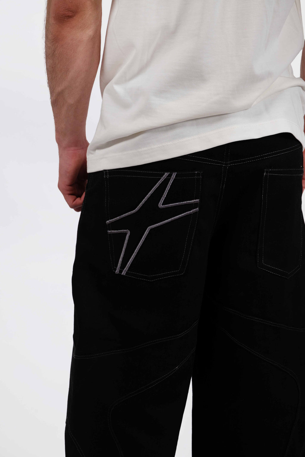 Pantalón Mezclilla Negro Solar Power