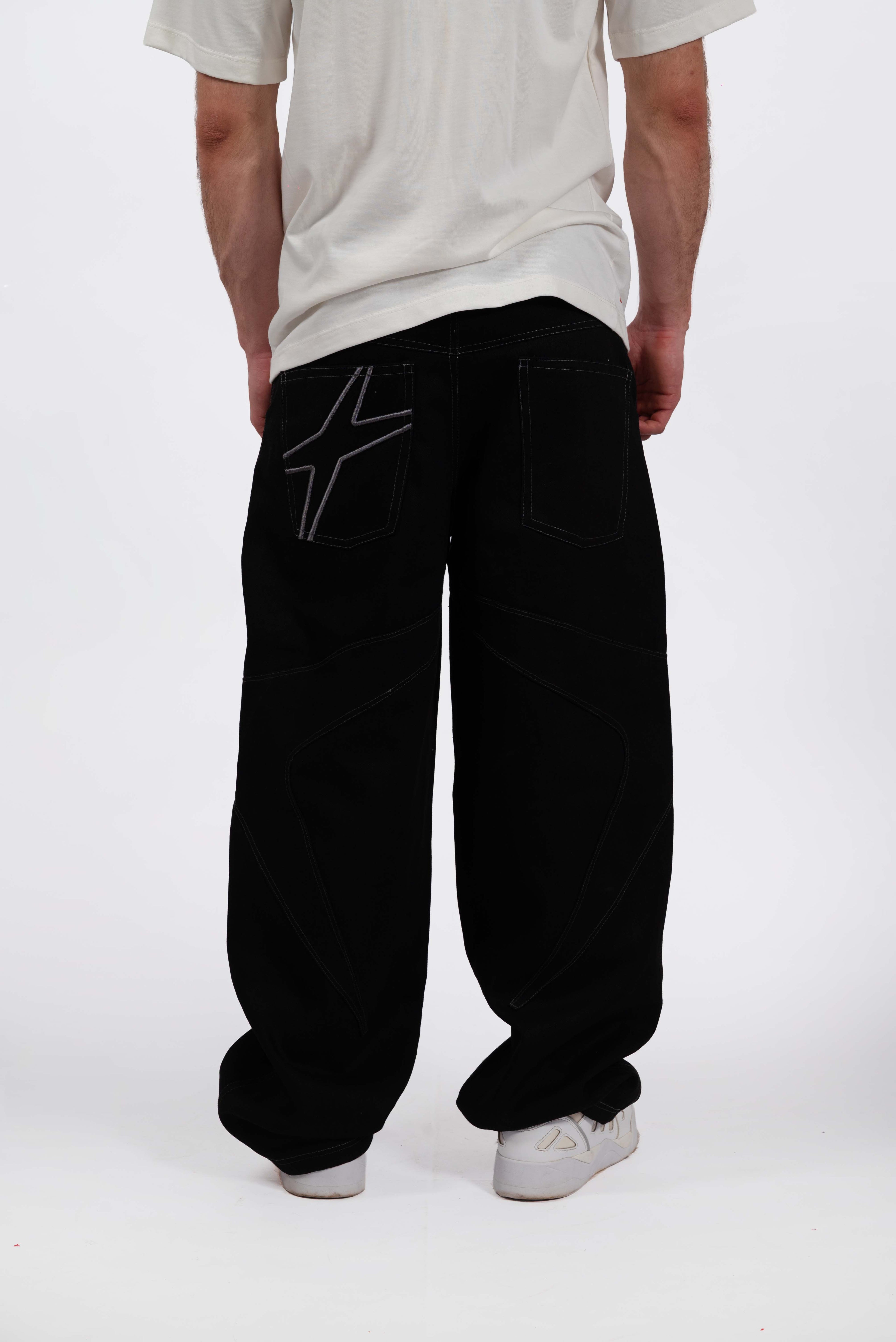 Pantalón Mezclilla Negro Solar Power