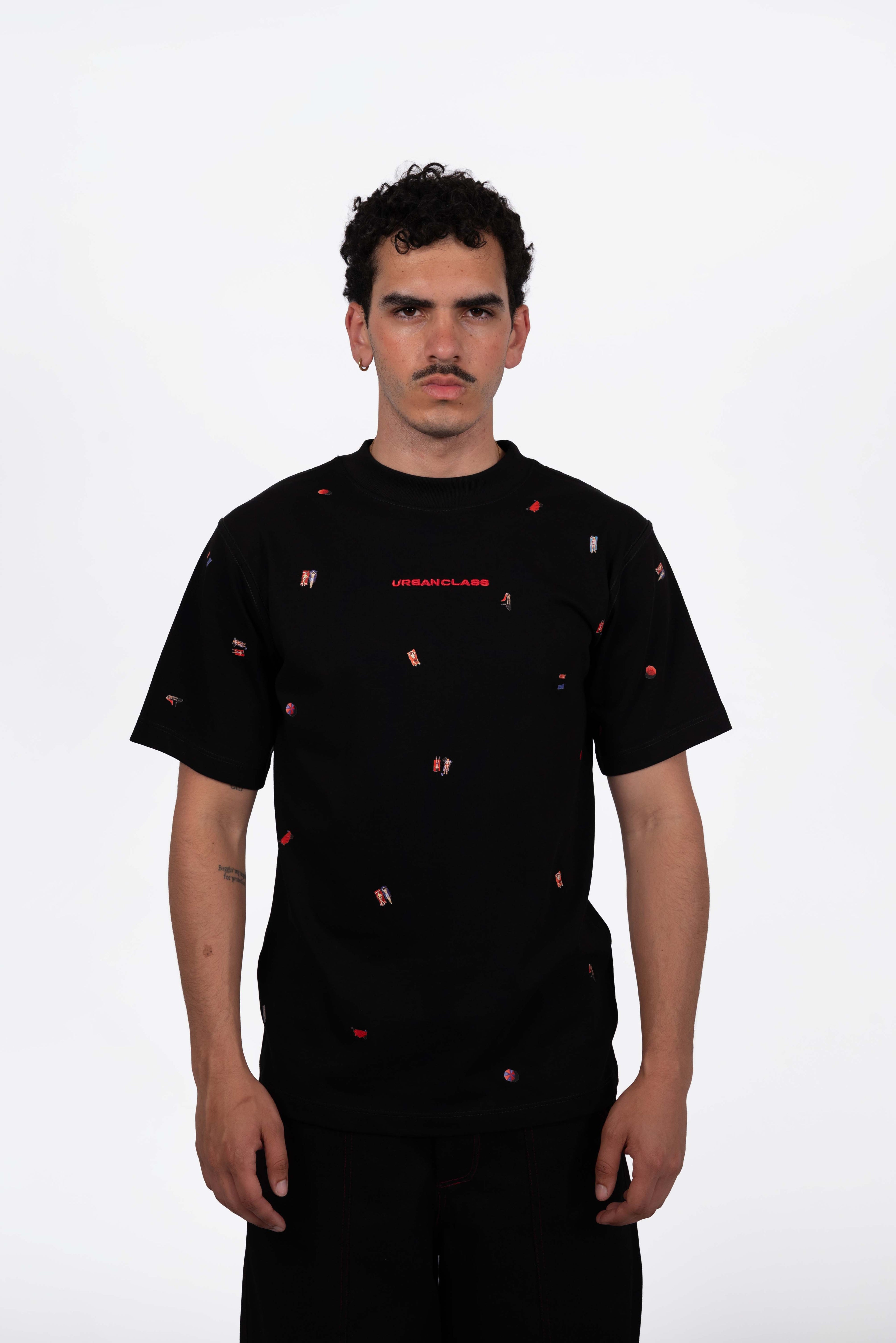 Camiseta Alboroto En Playa Negra