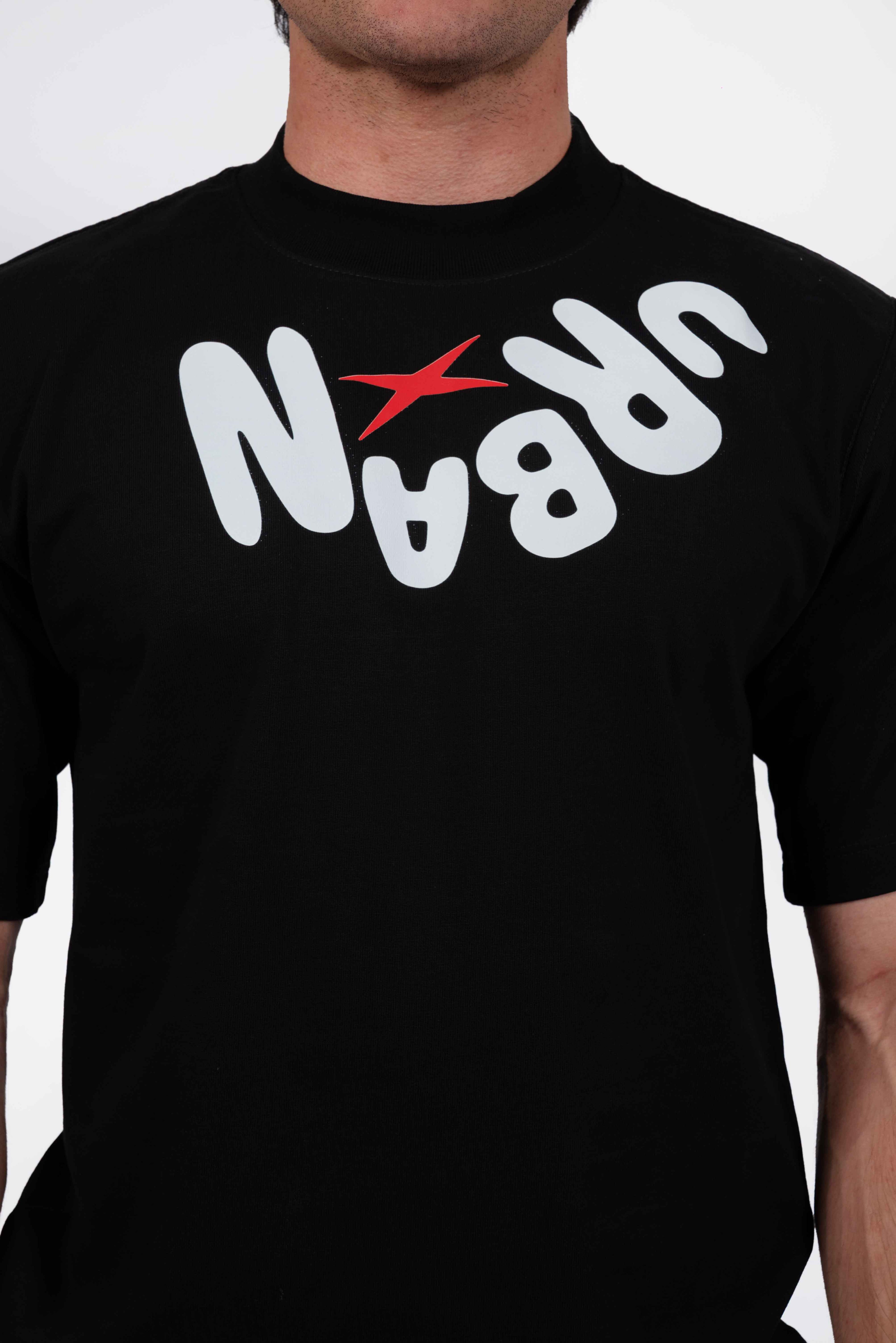 Camiseta Negra Urban de Revés