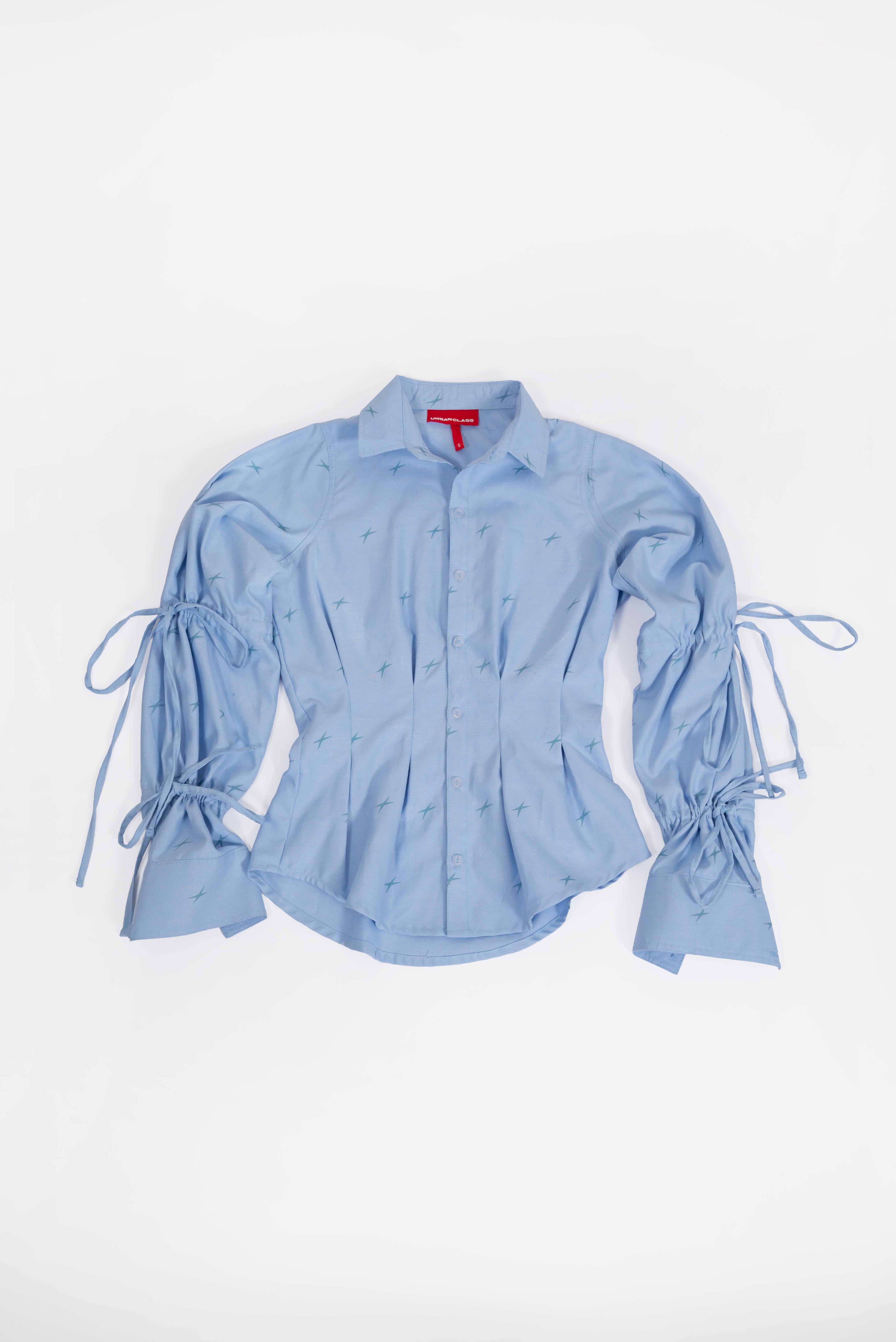 Blusa Lluvia De Estrellas Celeste