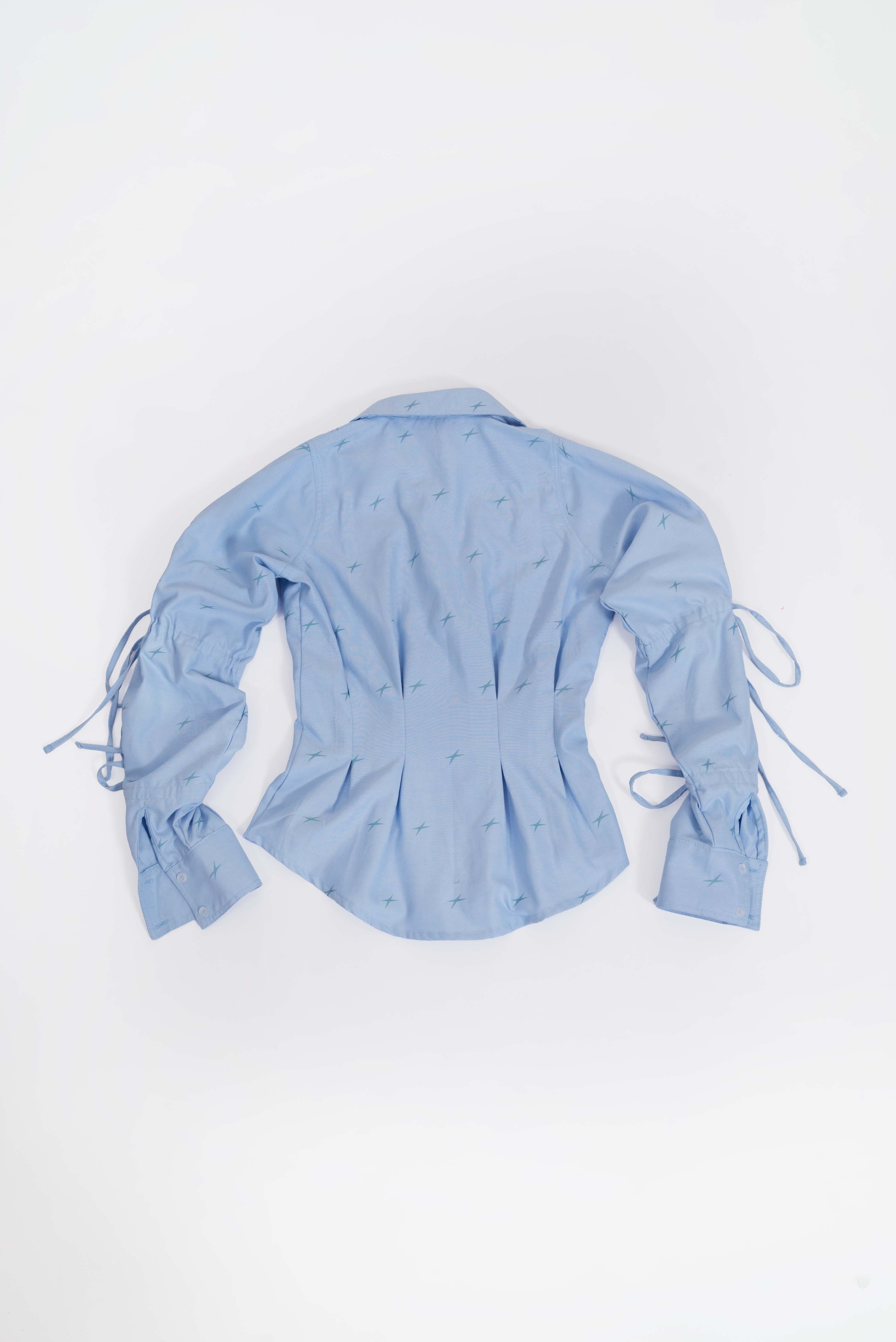 Blusa Lluvia De Estrellas Celeste