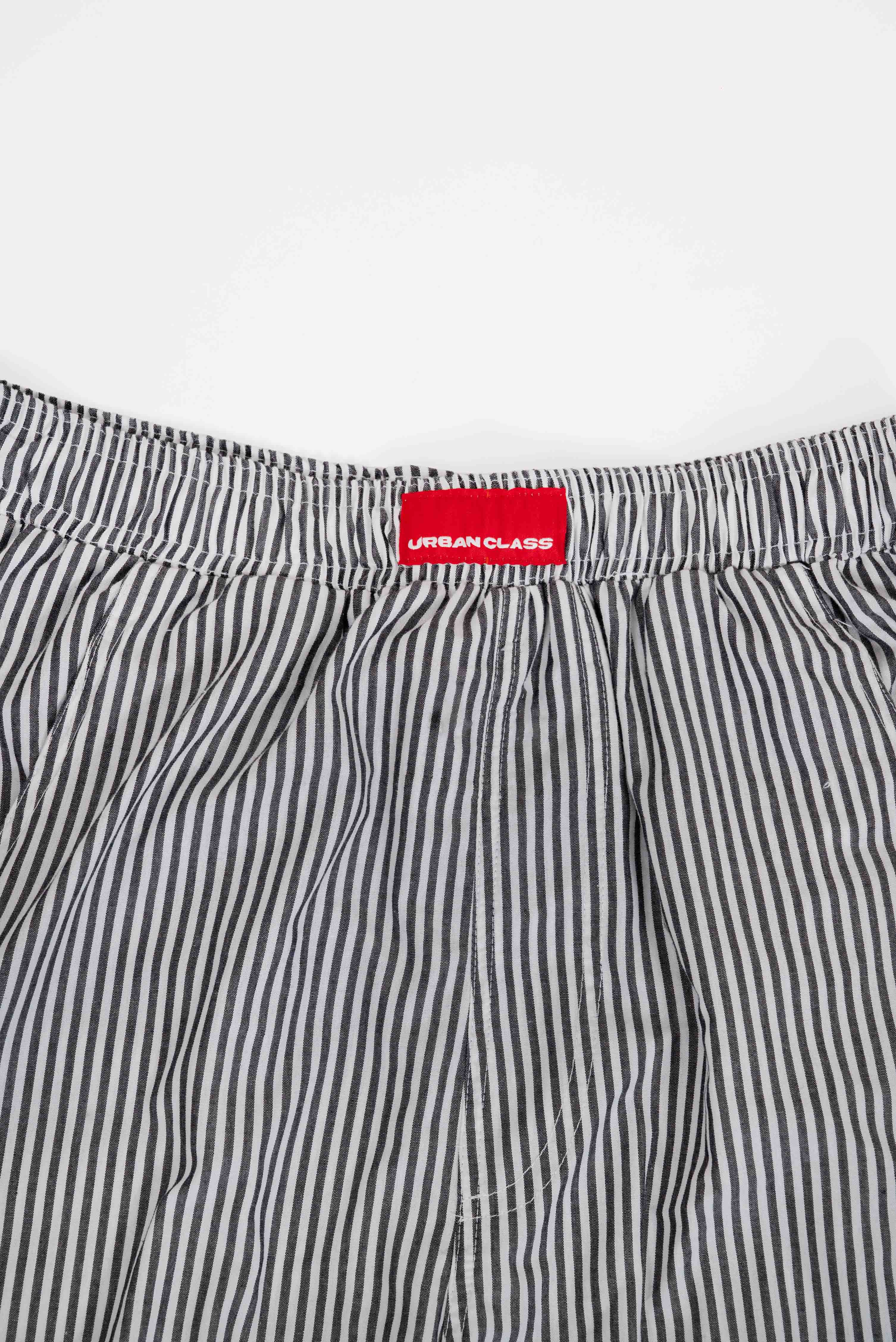 Short Gris Rayas Negras