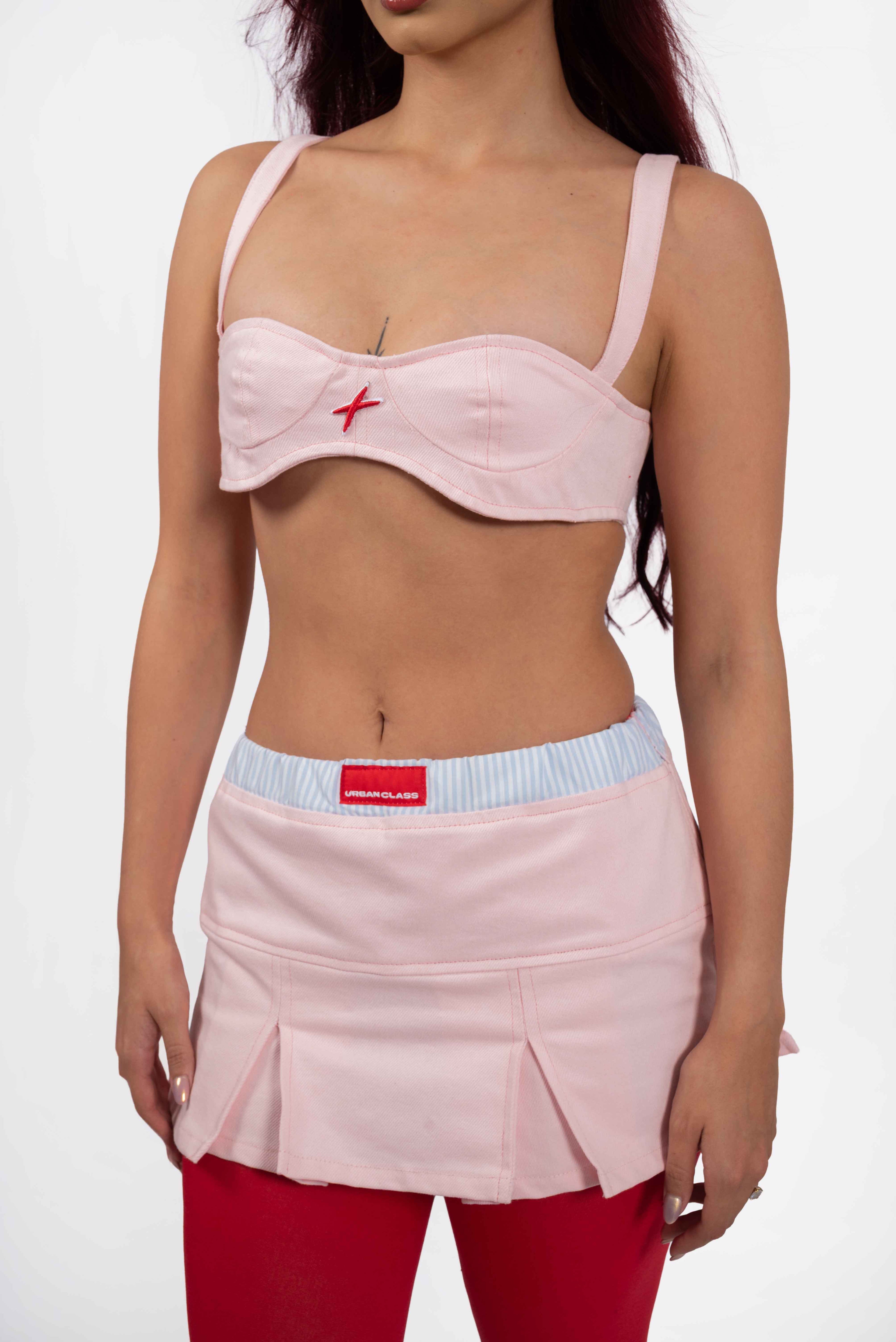 Falda Microclima Rosa