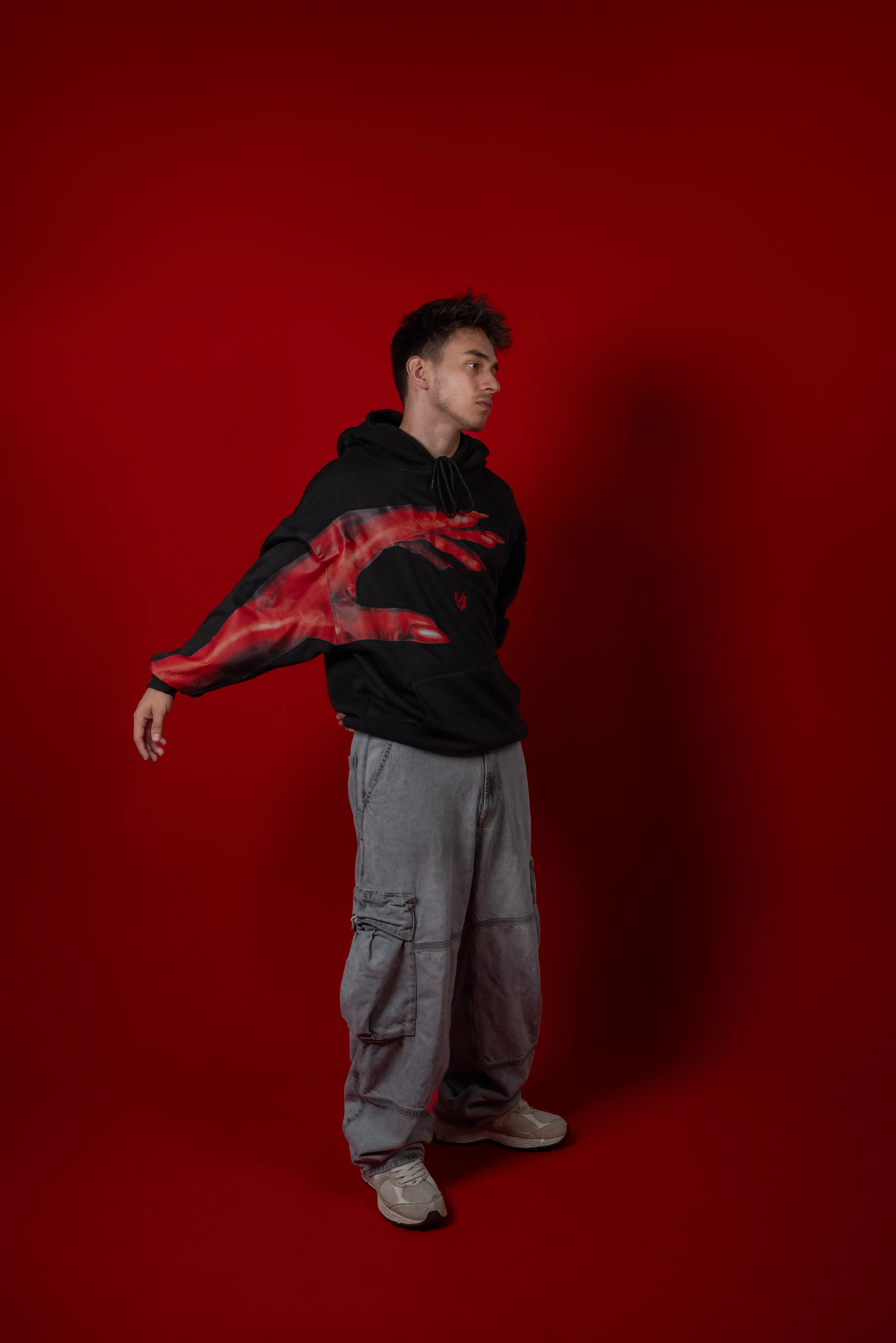 Red Hand Hoodie