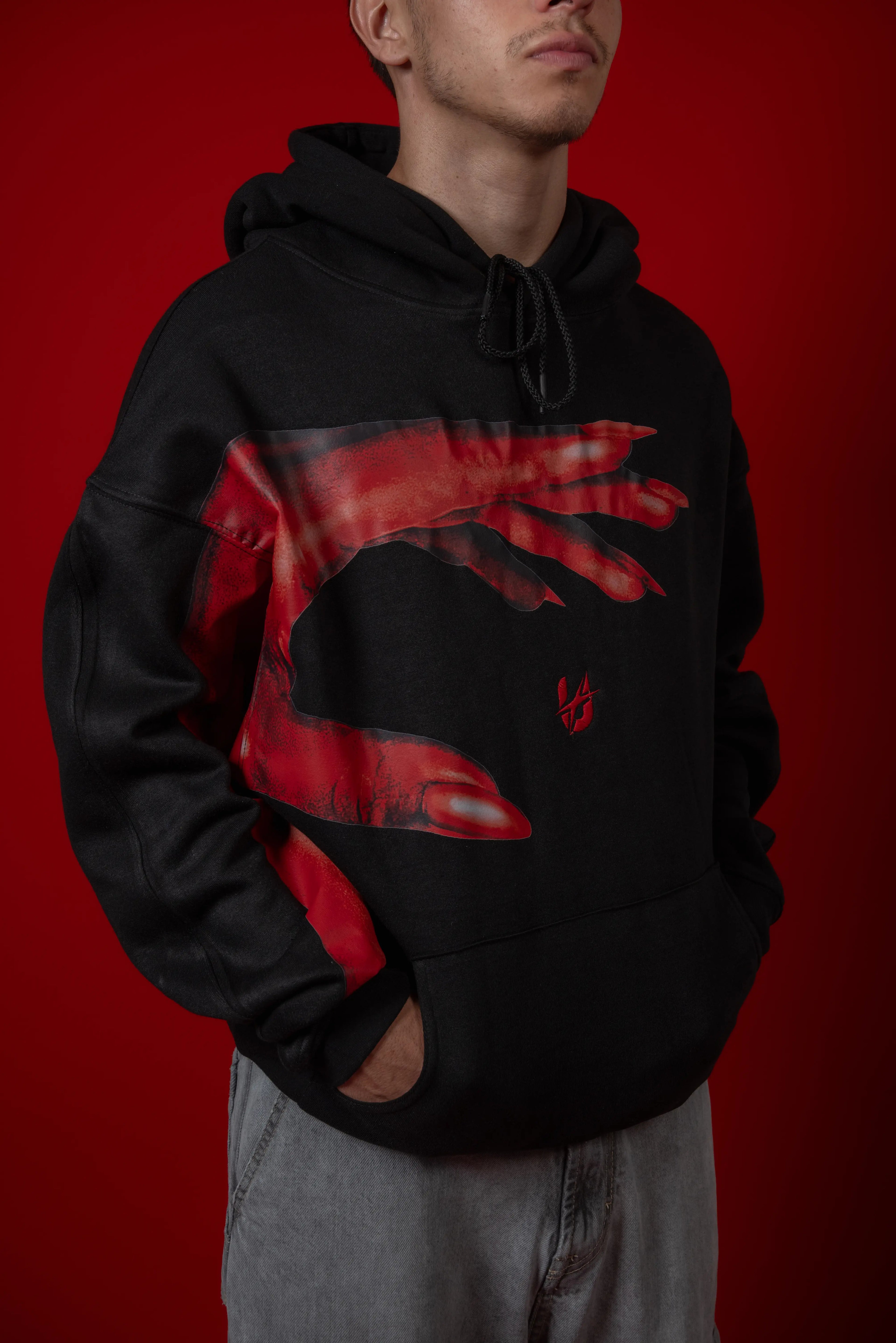 Red Hand Hoodie