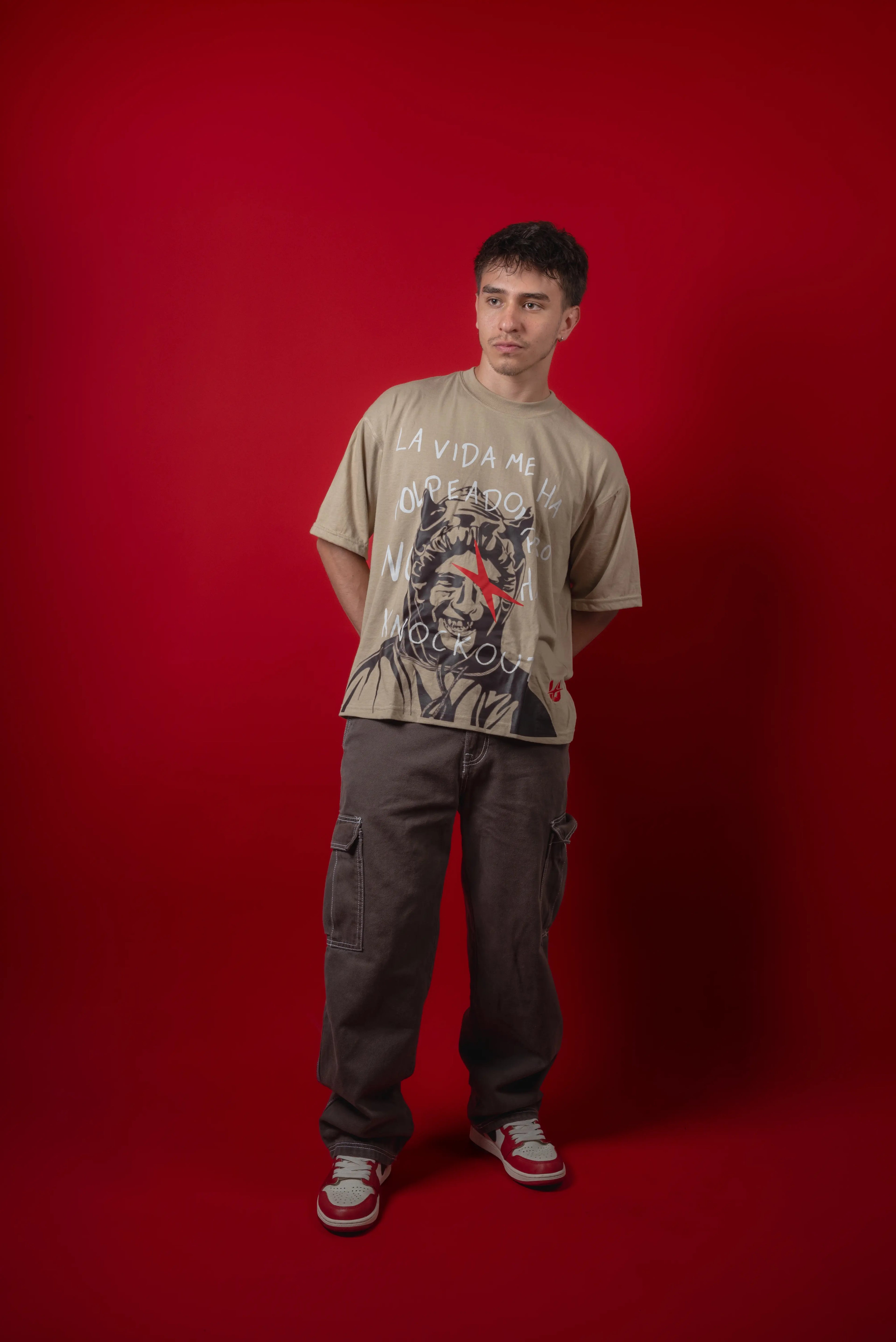 Beige Knockout T-Shirt