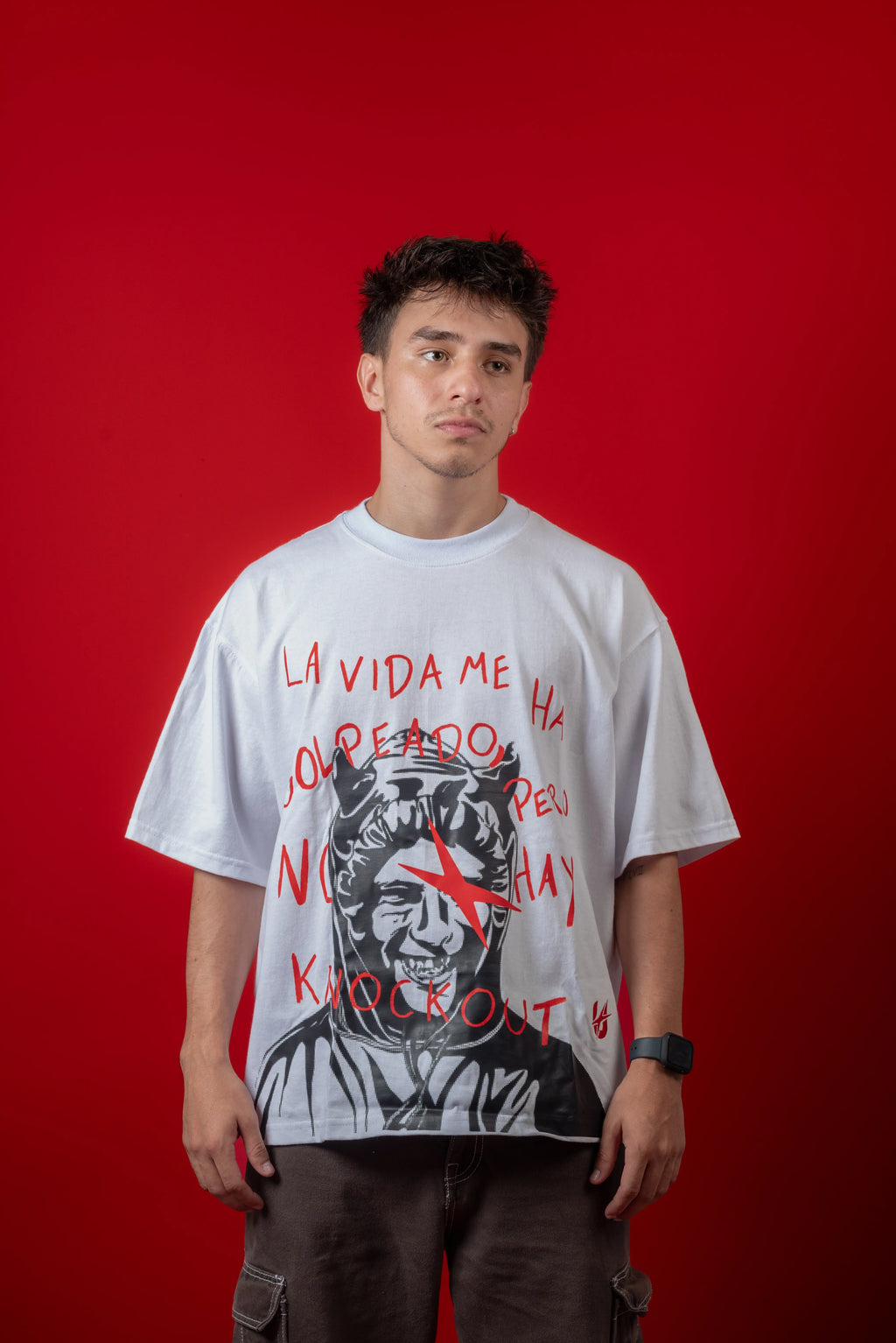 Camiseta Blanca Knockout