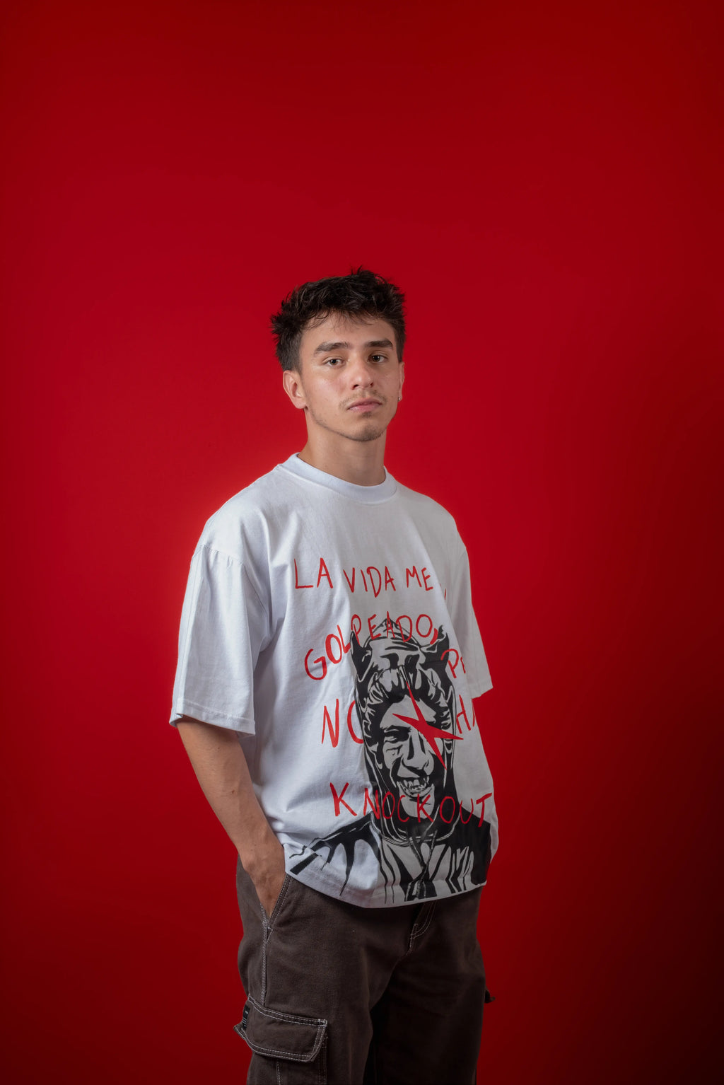 Camiseta Blanca Knockout