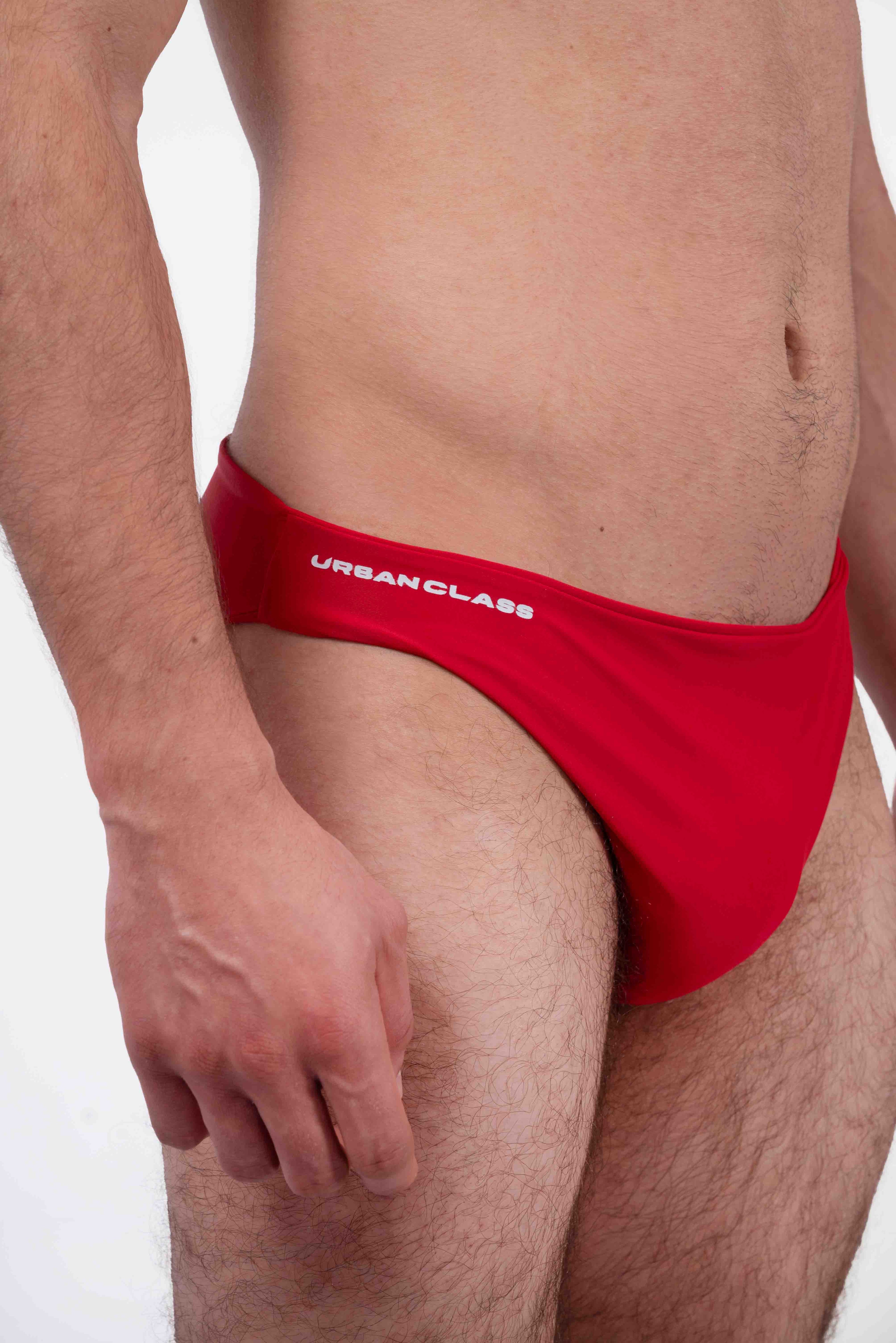 Bañador Clásico Rojo