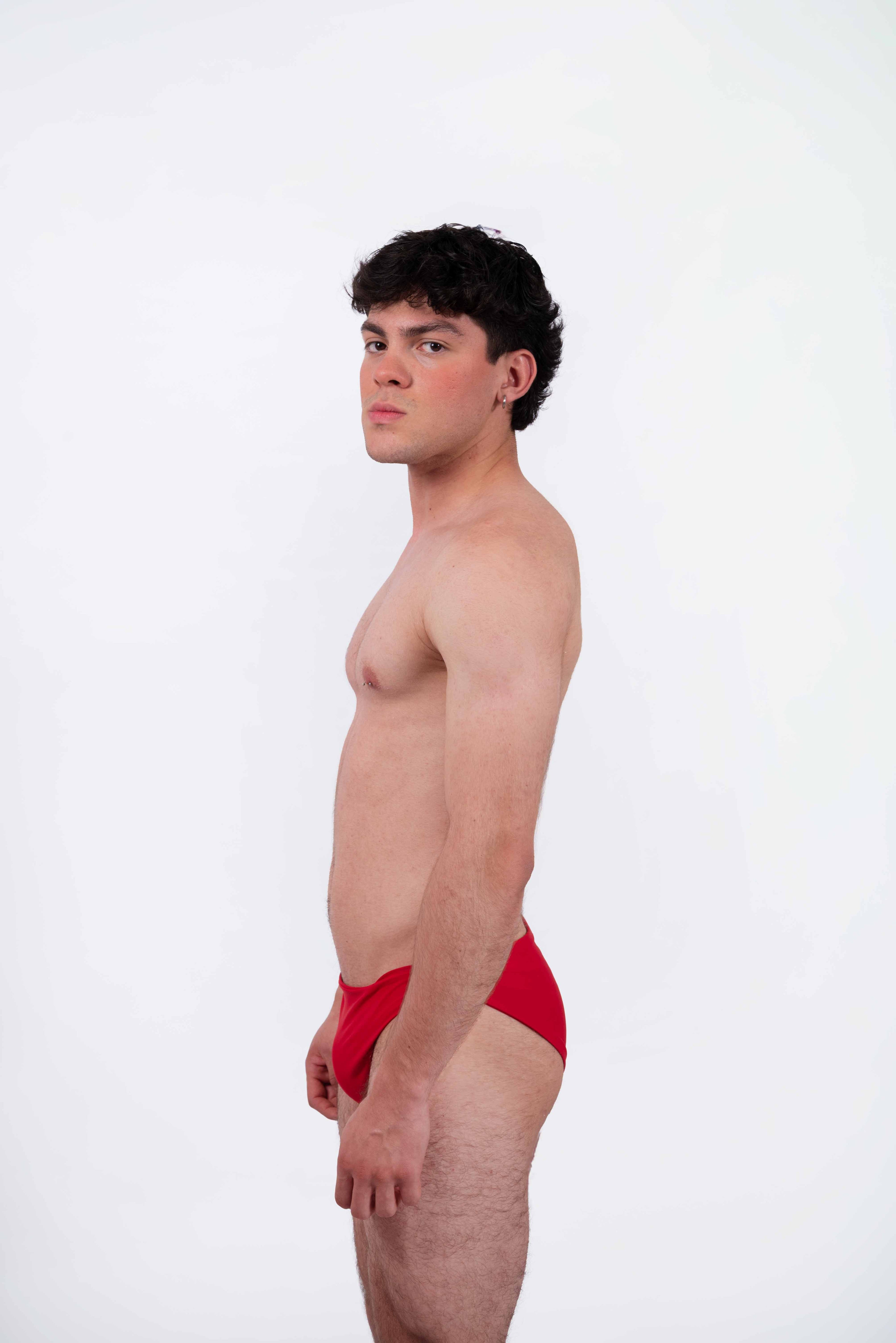 Bañador Clásico Rojo